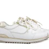 Sneakers^Hassia Sneaker Weiss Platin Gloss