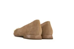Ballerina's | Loafers / Instappers^Högl Ballerina Coco Bruin Suede