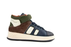 Sneakers^HIP Hoge Sneaker Dark Blue Combi