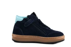 Sneakers^HIP Hoge Sneaker Donkerblauw Combi