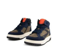Sneakers^HIP Hoge Sneaker Donkerblauw Combi