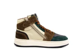 Sneakers^HIP Hoge Sneaker Groen Combi