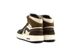 Sneakers^HIP Hoge Sneaker Groen Combi