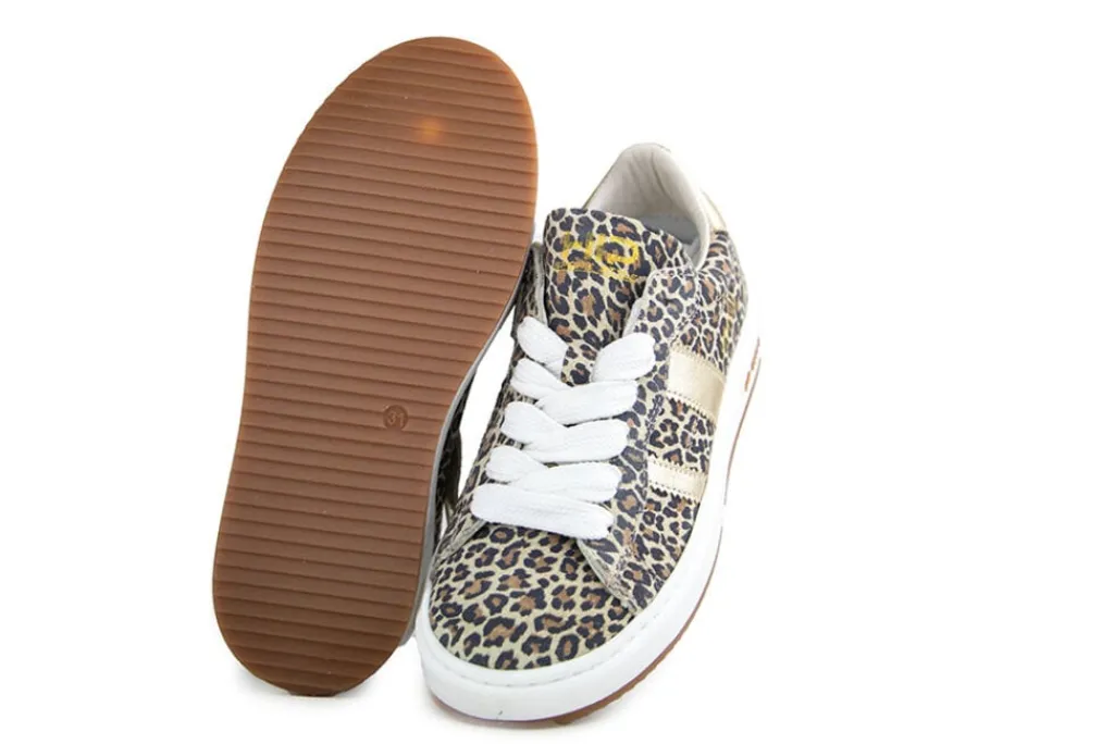 Sneakers^HIP Sneaker Beige Panter Combi
