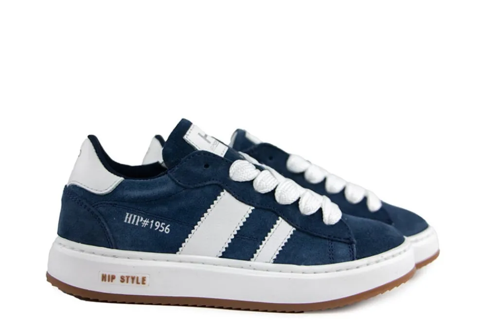 Sneakers^HIP Sneaker Darkblue White Combi