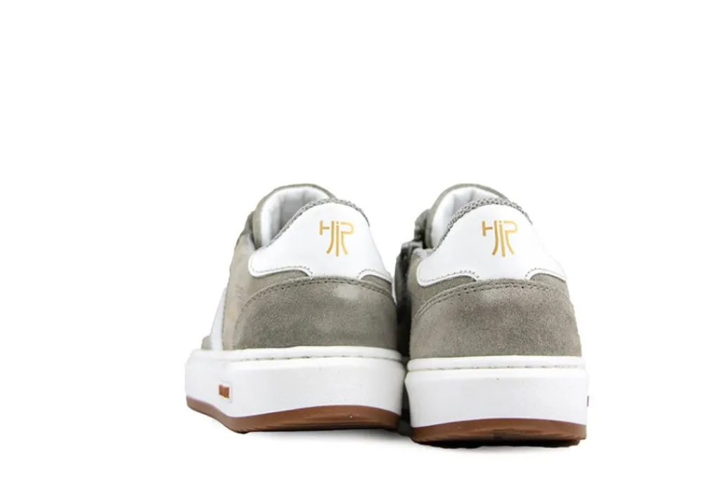 Sneakers^HIP Sneaker Light Grey Suede Combi