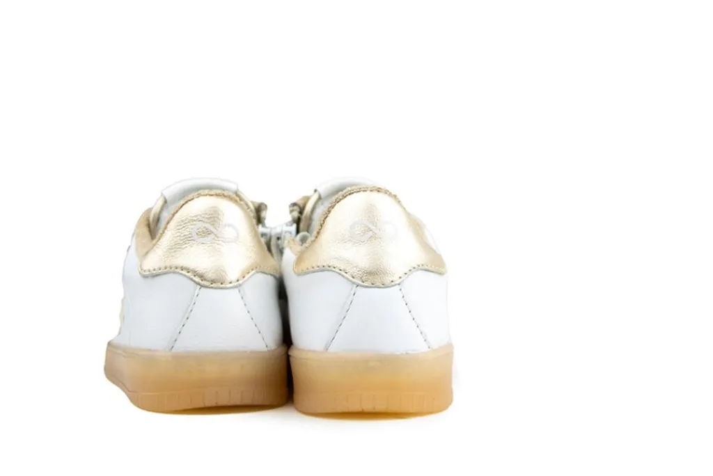 Sneakers^HIP Sneaker Wit Beige Combi