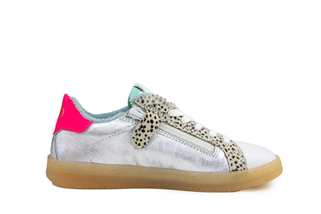 Sneakers^HIP Sneaker Zilver Combi