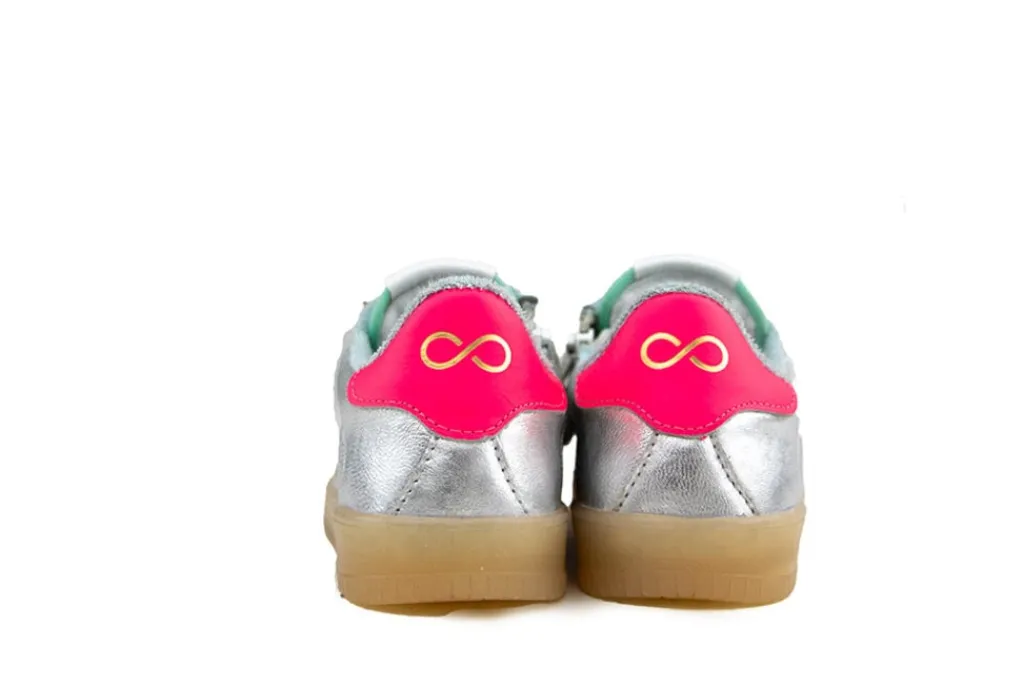 Sneakers^HIP Sneaker Zilver Combi