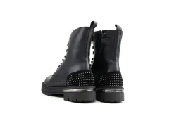 Laarzen^HIP Veterboot Studs Zwart Combi