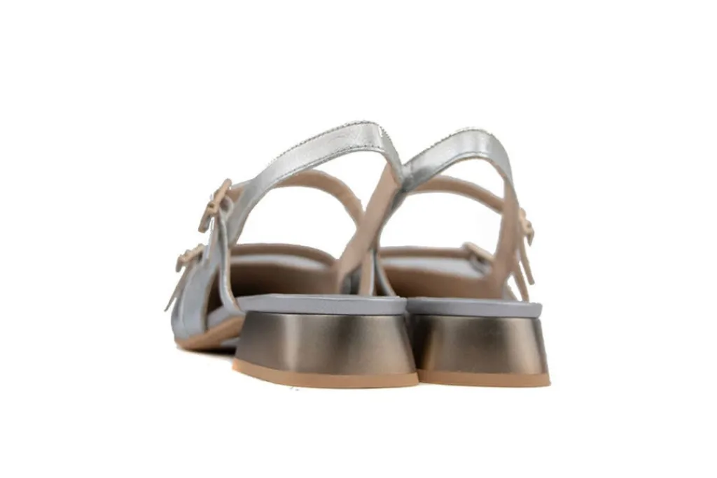 Pumps^Hispanitas Slingback Pump Dali Menorca Silver