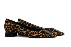 Ballerina's | Loafers / Instappers^Högl Hogl Ballerina Camel Leohair