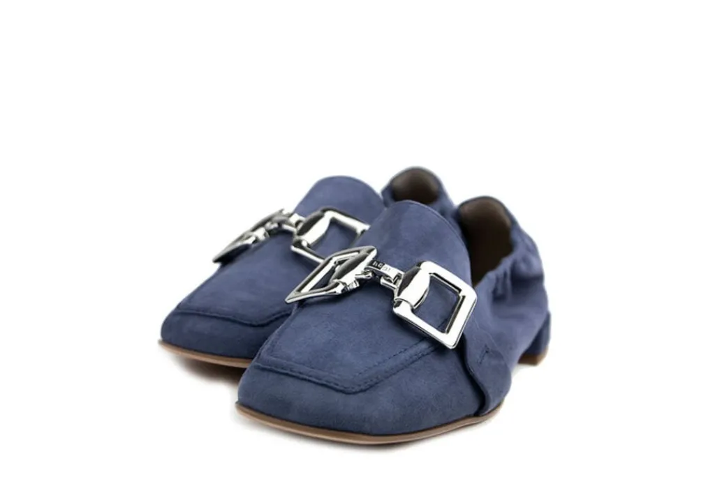 Loafers / Instappers^Högl Hogl Loafer Jeans Silber