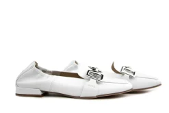 Loafers / Instappers^Högl Hogl Loafer Weiss Silber