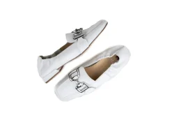 Loafers / Instappers^Högl Hogl Loafer Weiss Silber