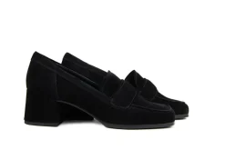 Pumps^Högl Hogl Pump Schwarz Casual Velour