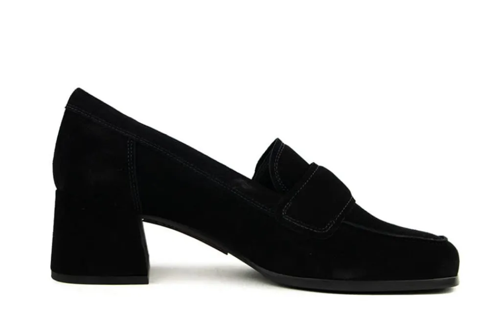 Pumps^Högl Hogl Pump Schwarz Casual Velour
