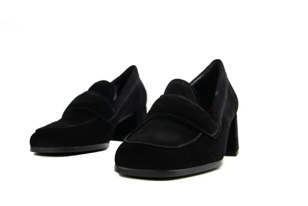 Pumps^Högl Hogl Pump Schwarz Casual Velour