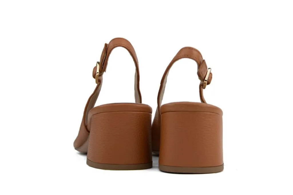 Pumps^Högl Hogl Slingback Pump Cognac Graincalf