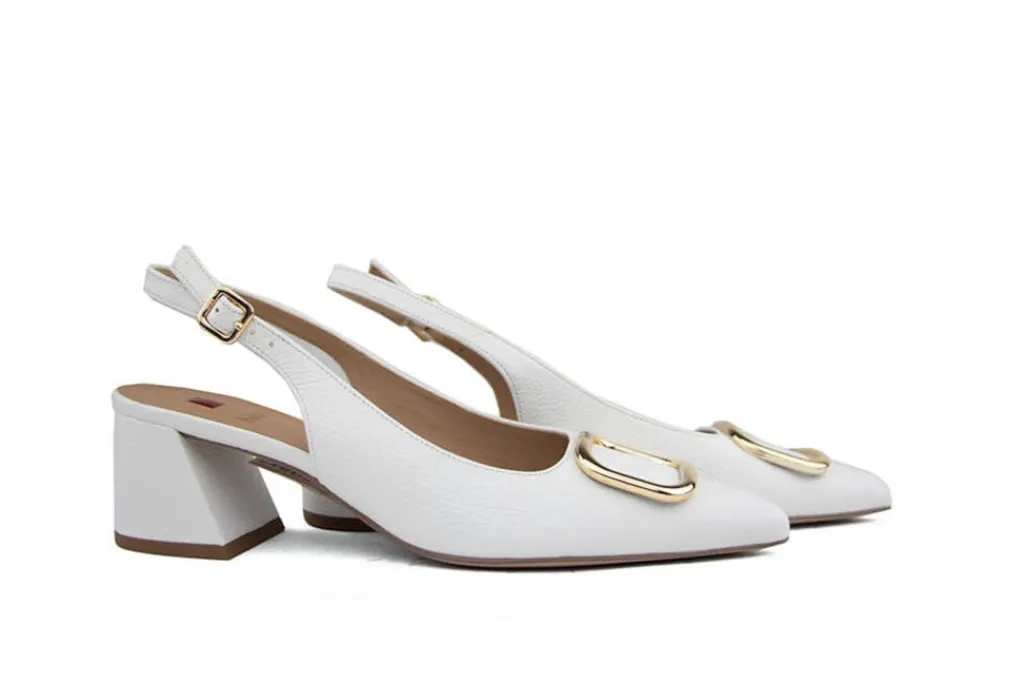 Pumps^Högl Hogl Slingback Pump Creme Graincalf