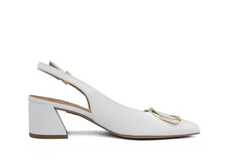 Pumps^Högl Hogl Slingback Pump Creme Graincalf
