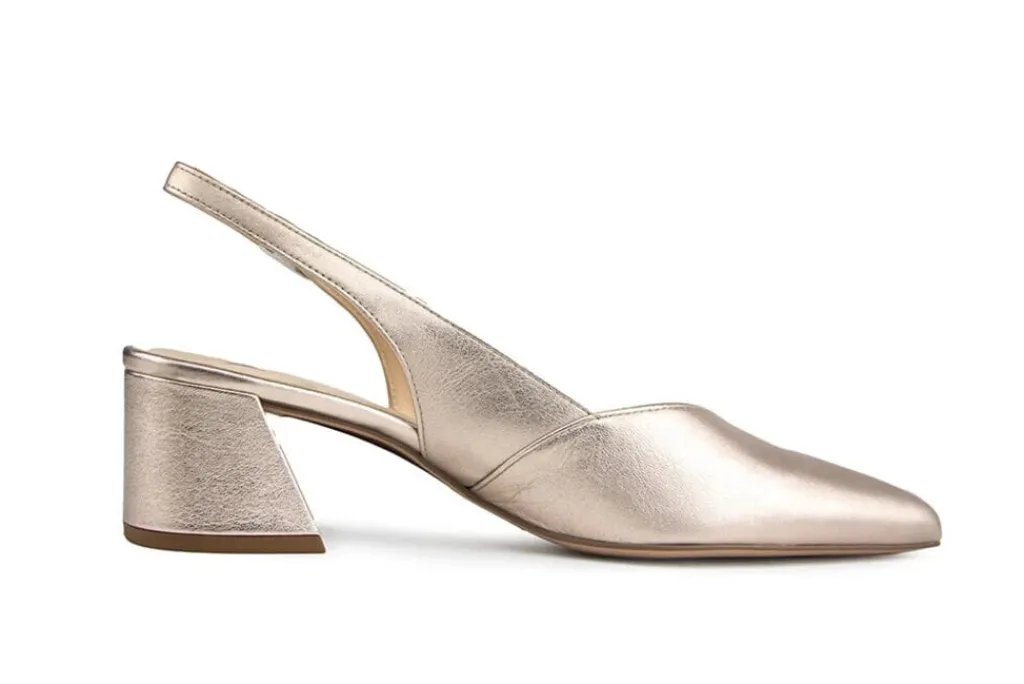 Pumps^Högl Hogl Slingback Pump Lightbronze Cosymetal