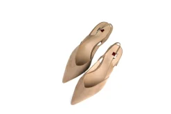 Pumps^Högl Hogl Slingback Pump Taupe Samtkid