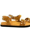 Sandalen | Sandalen En Slippers^IQÔNIC IQONIC Sandaal Lyon 3 Camel Studs