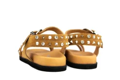 Sandalen | Sandalen En Slippers^IQÔNIC IQONIC Sandaal Lyon 3 Camel Studs