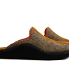 Pantoffels^Josef Seibel Monaco 62 Braun Filz Combi