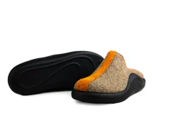 Pantoffels^Josef Seibel Monaco 62 Braun Filz Combi