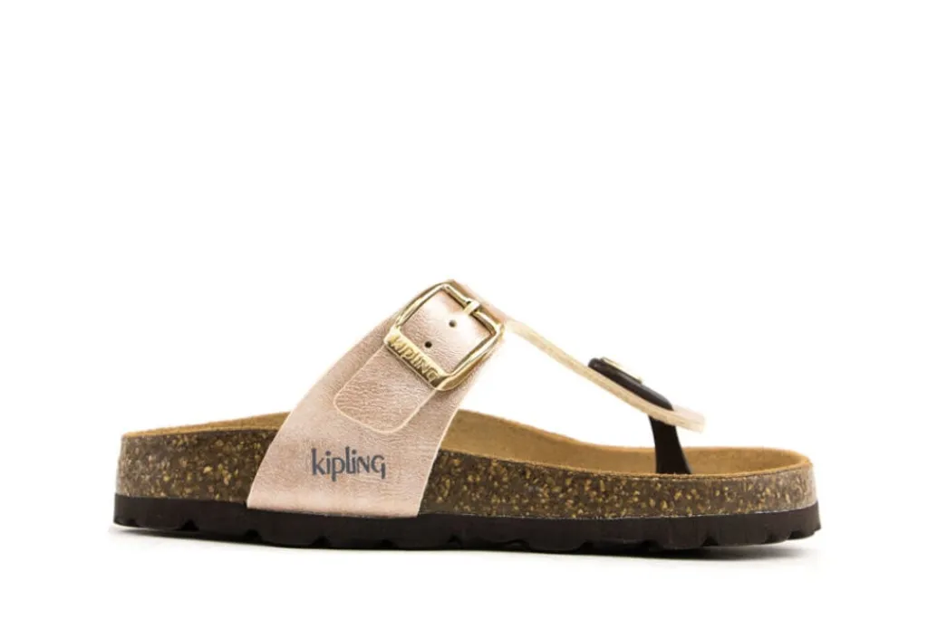 Slippers | Sandalen En Slippers^Kipling Slippers Champagne Pilar 3