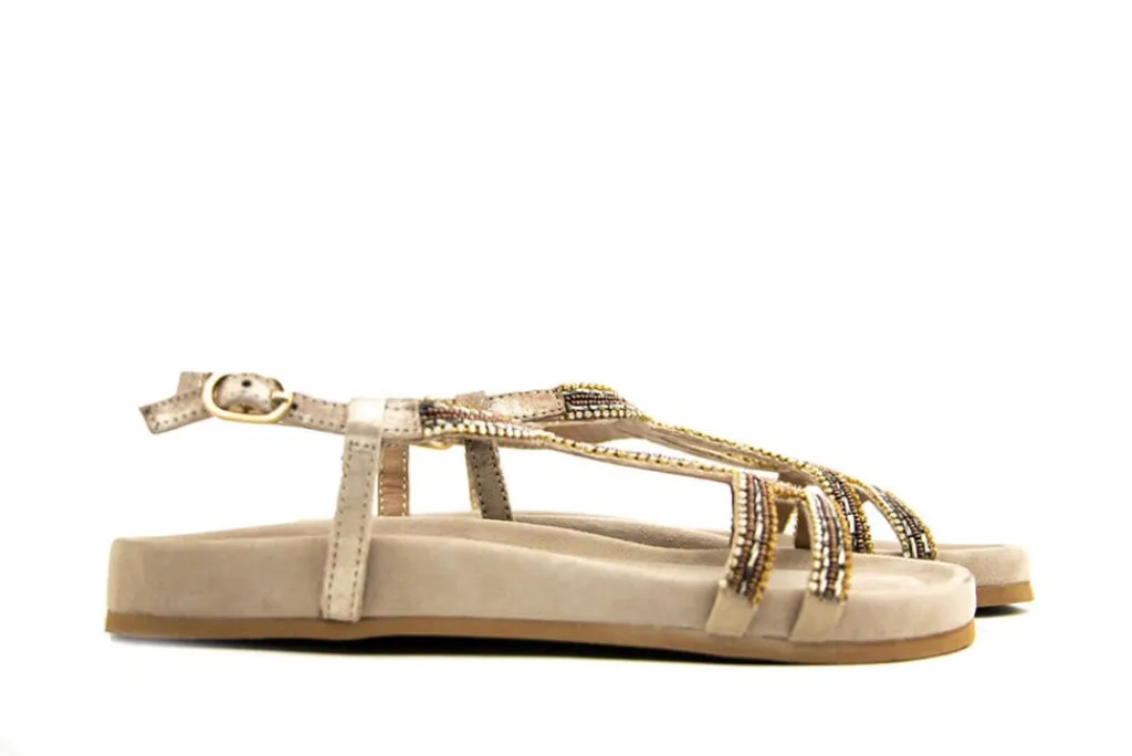 Sandalen | Sandalen En Slippers^Lazamani Footbed Sandaal Rhinestones
