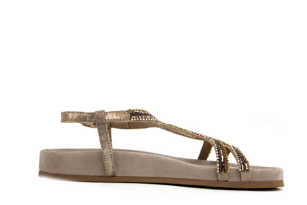 Sandalen | Sandalen En Slippers^Lazamani Footbed Sandaal Rhinestones