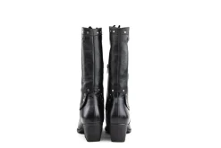 Laarzen^Lazamani Mid High Western Boot Studs Black