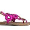 Sandalen | Sandalen En Slippers^Lazamani Sandaal Round Metallic Fuxia