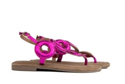 Sandalen | Sandalen En Slippers^Lazamani Sandaal Round Metallic Fuxia