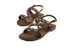 Sandalen | Sandalen En Slippers^Lazamani Sandaal Tan Strass