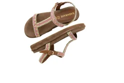 Sandalen En Slippers | Sandalen^Lazamani Sandaal T-Strap Beads Multi