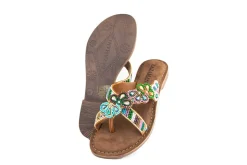 Slippers | Sandalen En Slippers^Lazamani Slipper Beads Flower Multi