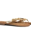 Slippers | Sandalen En Slippers^Lazamani Slipper Beads Small Rounds Goud