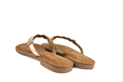 Slippers | Sandalen En Slippers^Lazamani Slipper Beads Small Rounds Goud