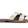 Slippers | Sandalen En Slippers^Lazamani Slipper Goud Vlecht