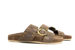 Slippers | Sandalen En Slippers^Lazamani Slipper Straps Buckle Stone