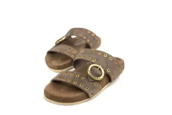Slippers | Sandalen En Slippers^Lazamani Slipper Straps Buckle Stone