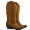 Laarzen^Lazamani Western Boot High Cognac