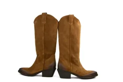 Laarzen^Lazamani Western Boot High Cognac