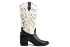 Laarzen^Lazamani Western Boots Offwhite Black
