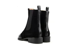 Chelsea Boots^Lilian Chelsea Nero Camoscio Cocco