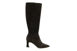 Laarzen^Lilian Laars Donkerbruin Suede